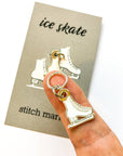Winter single stitch marker, Custom Firefly Notes, progress