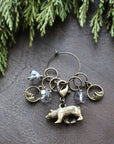 Winter Forest Stitch Markers