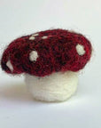 3 Classic Mushrooms Beginner Needle Felting Mini-Kit