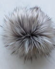 Silver Grey Detachable Pom Pom