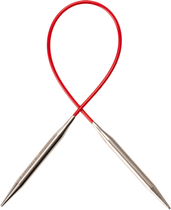 ChiaoGoo Regular - SS Lace Red - 16" Circular - 7016