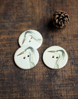 Flying Friends Ceramic Buttons (Set of 10)