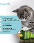 Woolbuddy Handmade Felted Fish Cat Toy