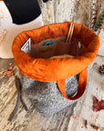 Atenti - The Charlie Hope Basket - Knitting and Crochet Project Bag