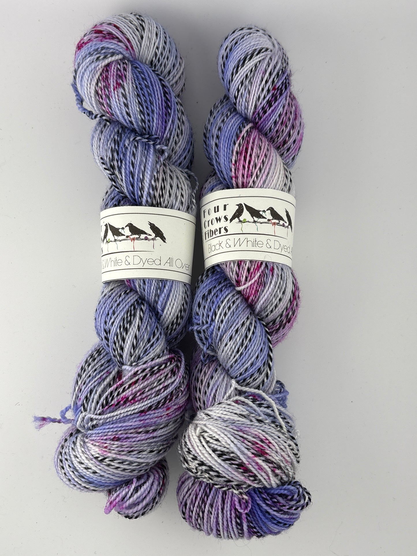Four Crows Fibers- Black & White & Dyed All Over