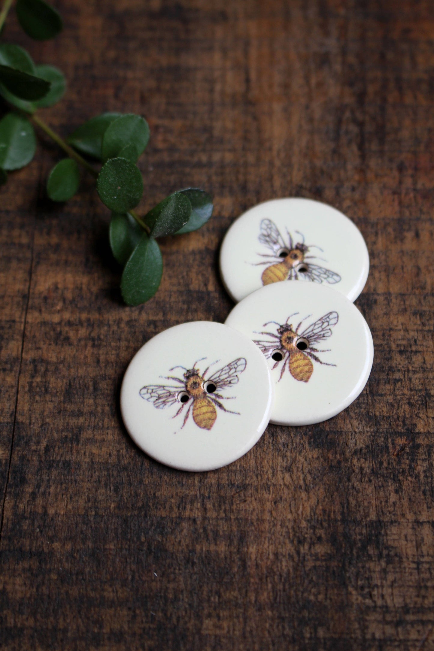 Flying Friends Ceramic Buttons (Set of 10)