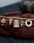 LOTR Tolkien Knitting Stitch Markers Set of 6