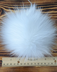 Pure White Detachable Pom Pom