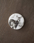 Woodland Animals Ceramic Buttons