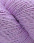 A swatch of lavender Cascade Heritage yarn