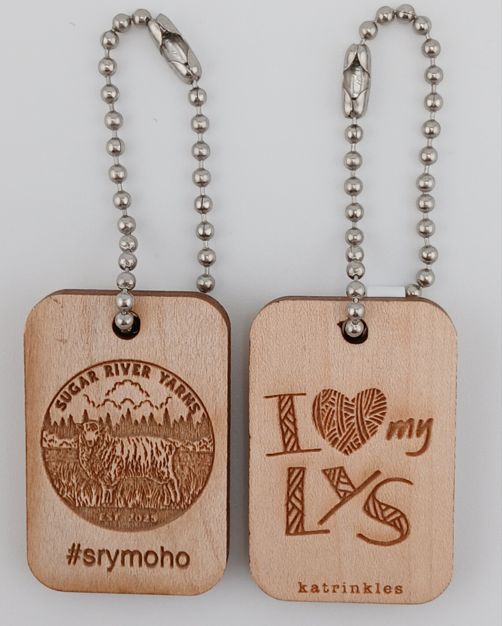 "I love My LYS" Branded Bag Tag