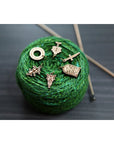 Sunrise Grove Wooden Stitch Markers (Set of 6)