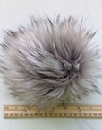 Silver Grey Detachable Pom Pom