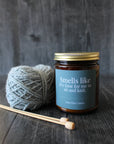 Hand-poured Coconut Soy Wax Candles For Knitters NEW SCENTS!