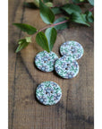 Vintage Florals Ceramic Buttons