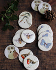 Flying Friends Ceramic Buttons (Set of 10)