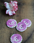 Vintage Florals Ceramic Buttons