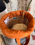 Atenti - The Charlie Hope Basket - Knitting and Crochet Project Bag