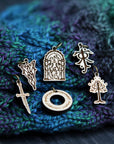 LOTR Tolkien Knitting Stitch Markers Set of 6