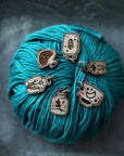 Apothecary Knitting Stitch Markers, Set of 6