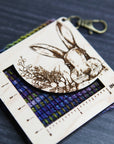 Forest Rabbit Fiber Arts Swatch Ruler, Maple & Bronze Clasp