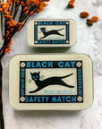 Black cat notions tin