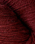 Close-up of dark red port yarn