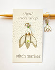 Winter single stitch marker, Custom Firefly Notes, progress