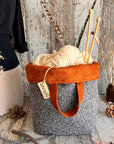 Atenti - The Charlie Hope Basket - Knitting and Crochet Project Bag