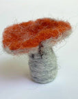 3 Classic Mushrooms Beginner Needle Felting Mini-Kit