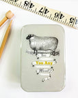 Have you any wool stitch marker tin