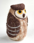 Great Horned and Barn Owls Needle Felting Kit