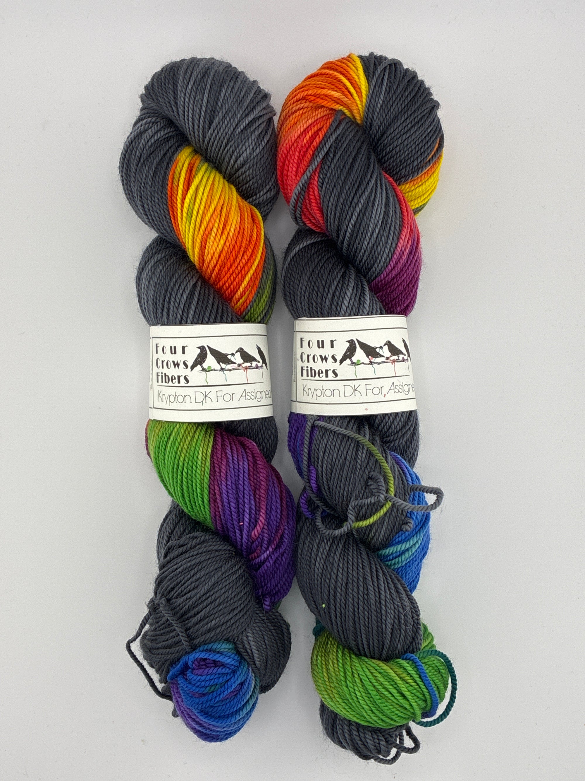 Four Crows Fibers Assigned Pooling Yarns