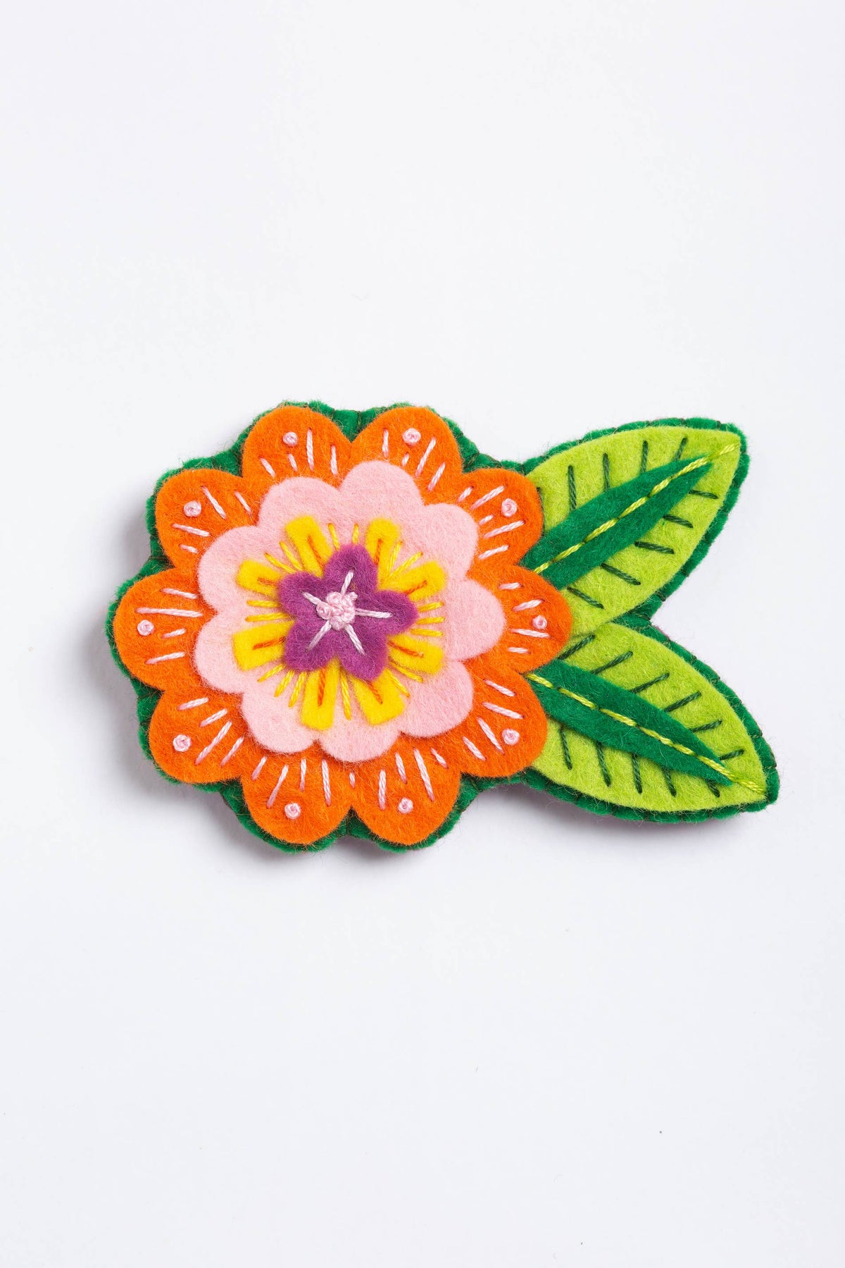 Hawthorn Handmade Felt Craft Brooch Kit | Beginner Craft Kit