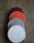 Hand-Stitched Woolen Tape Measures