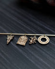 LOTR Tolkien Knitting Stitch Markers Set of 6