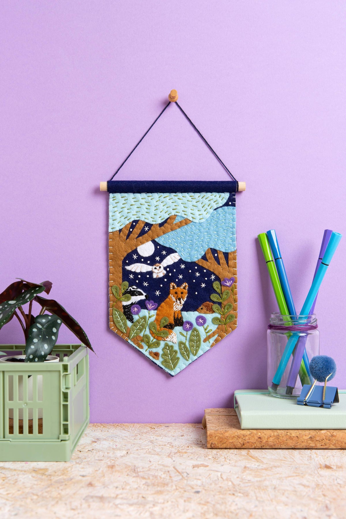 Hawthorn Handmade Pennant Felt Craft Kit | Beginner Craft Kit