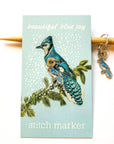 Winter single stitch marker, Custom Firefly Notes, progress
