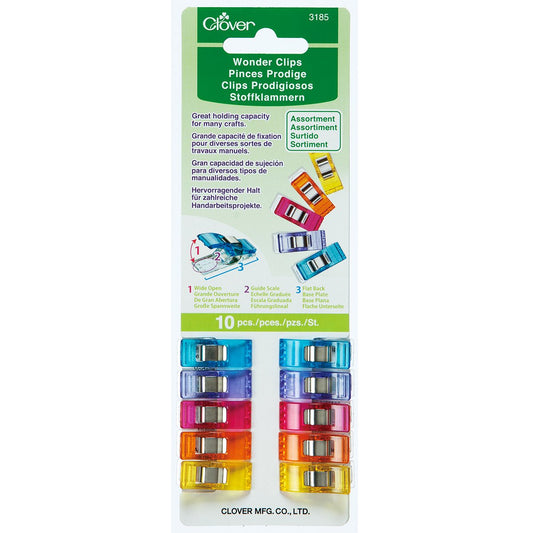 Clover - Wonder Clip, 10pc Asstd