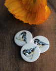 Flying Friends Ceramic Buttons (Set of 10)
