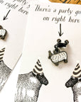 Party sheep stitch marker or progress keeper