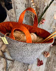 Atenti - The Charlie Hope Basket - Knitting and Crochet Project Bag