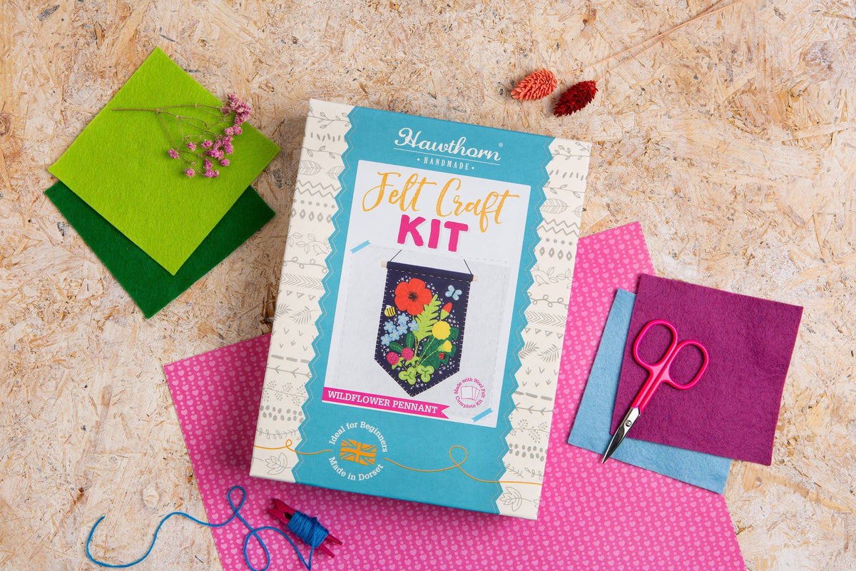 Hawthorn Handmade Pennant Felt Craft Kit | Beginner Craft Kit