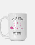 Passive Aggressive Knitter Mug