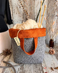 Atenti - The Charlie Hope Basket - Knitting and Crochet Project Bag