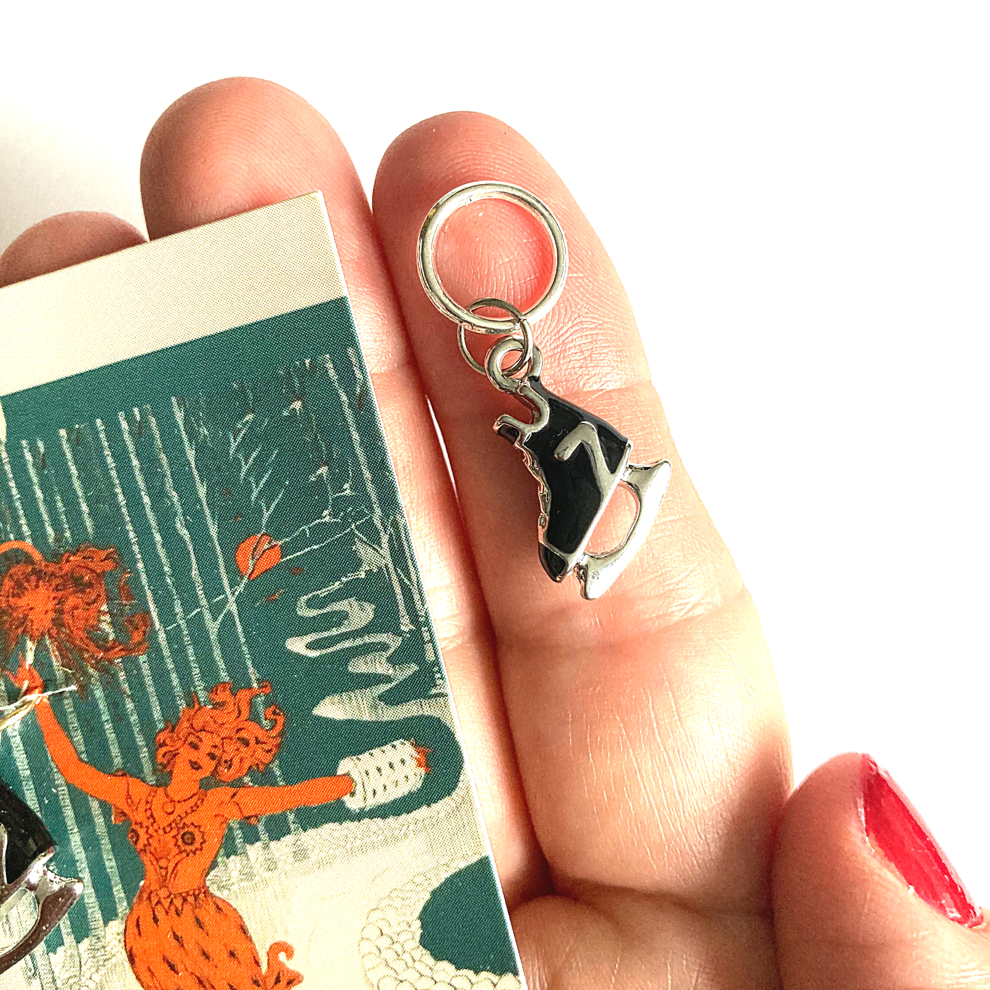 Ice Skate Stitch Marker