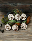 Death Valley Stitch Markers Set - Skulls, Cactus, Flowers