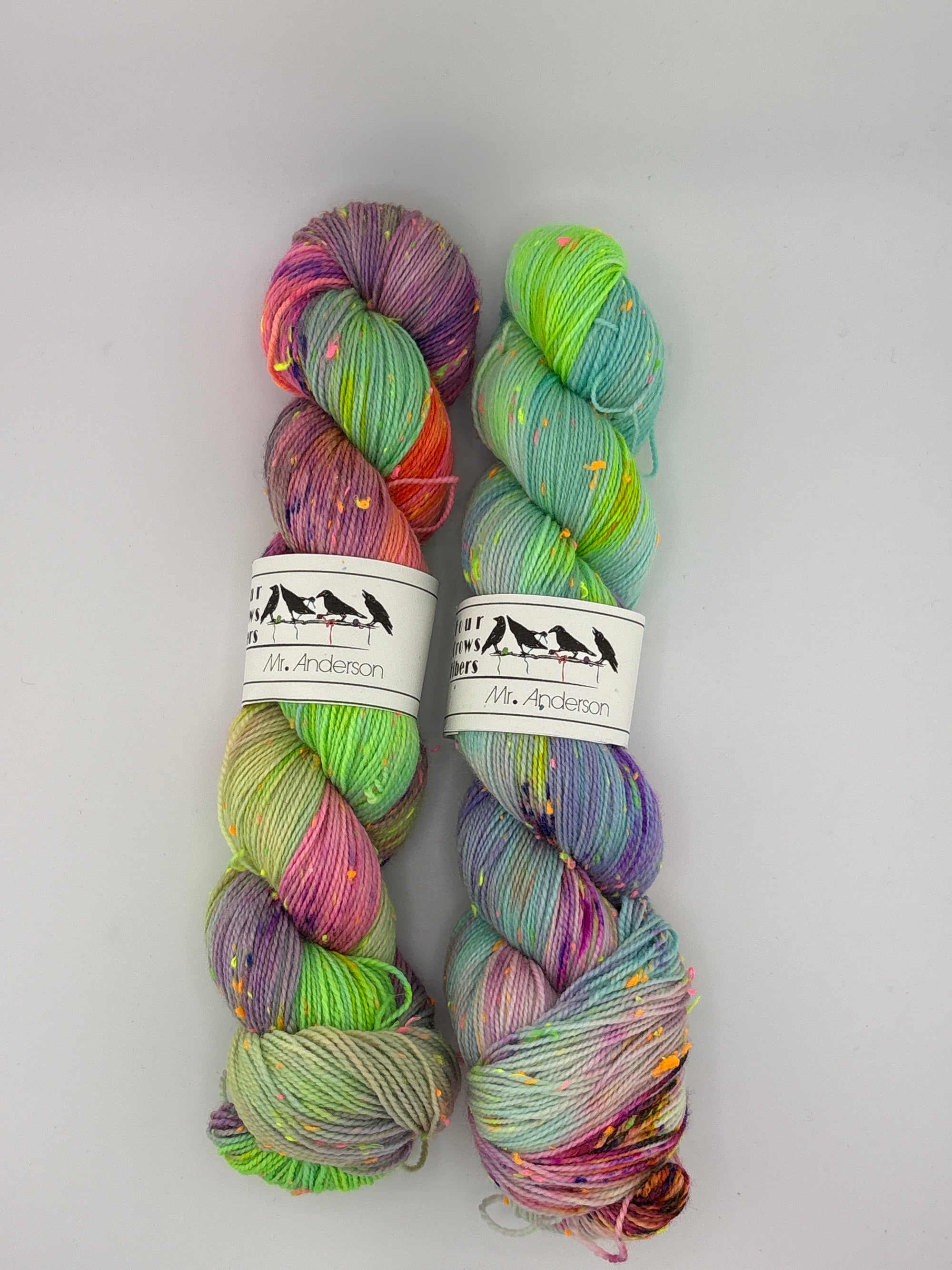 Four Crows Fibers SRY First Anniversary Colorway - Baby's First Birthday!