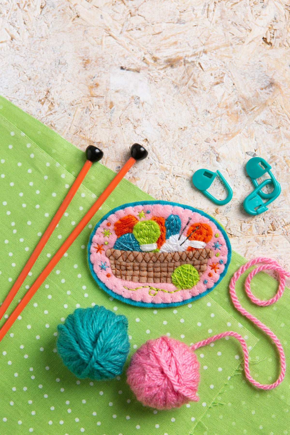 Hawthorn Handmade Felt Craft Brooch Kit | Beginner Craft Kit