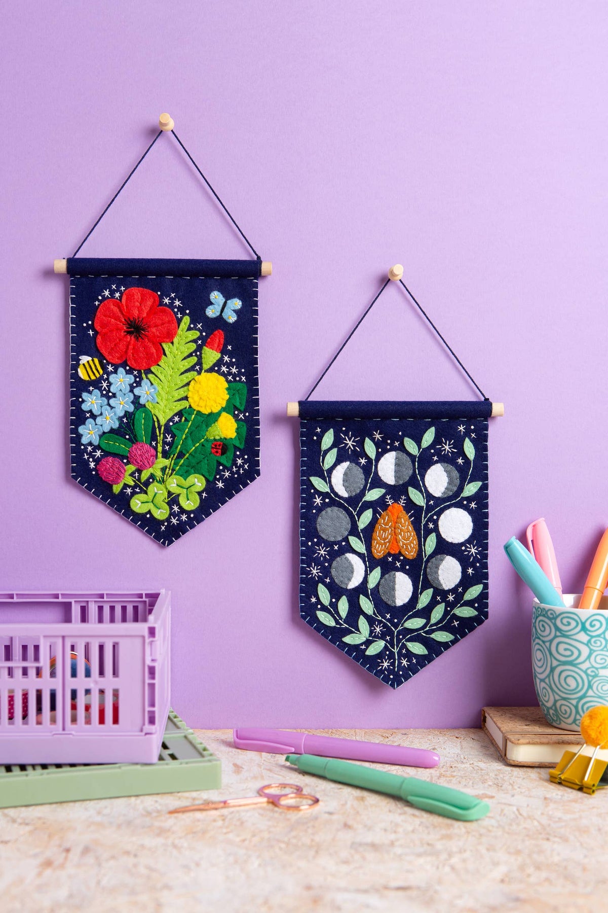 Hawthorn Handmade Pennant Felt Craft Kit | Beginner Craft Kit